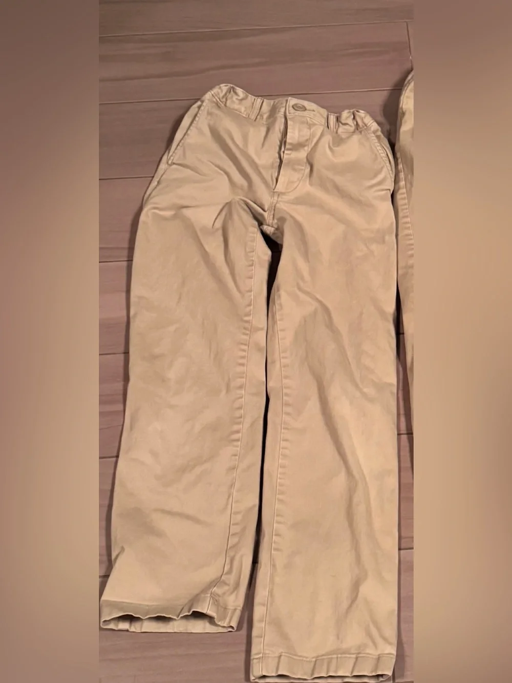 Kids Classic Khaki Chino Pants - Tan